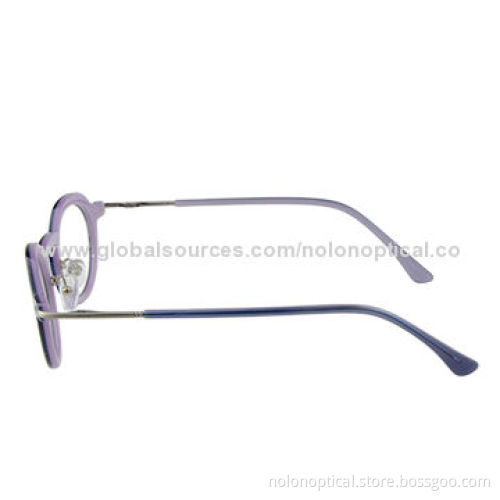Black Circle Frame Eyeglasses with New Asian Style